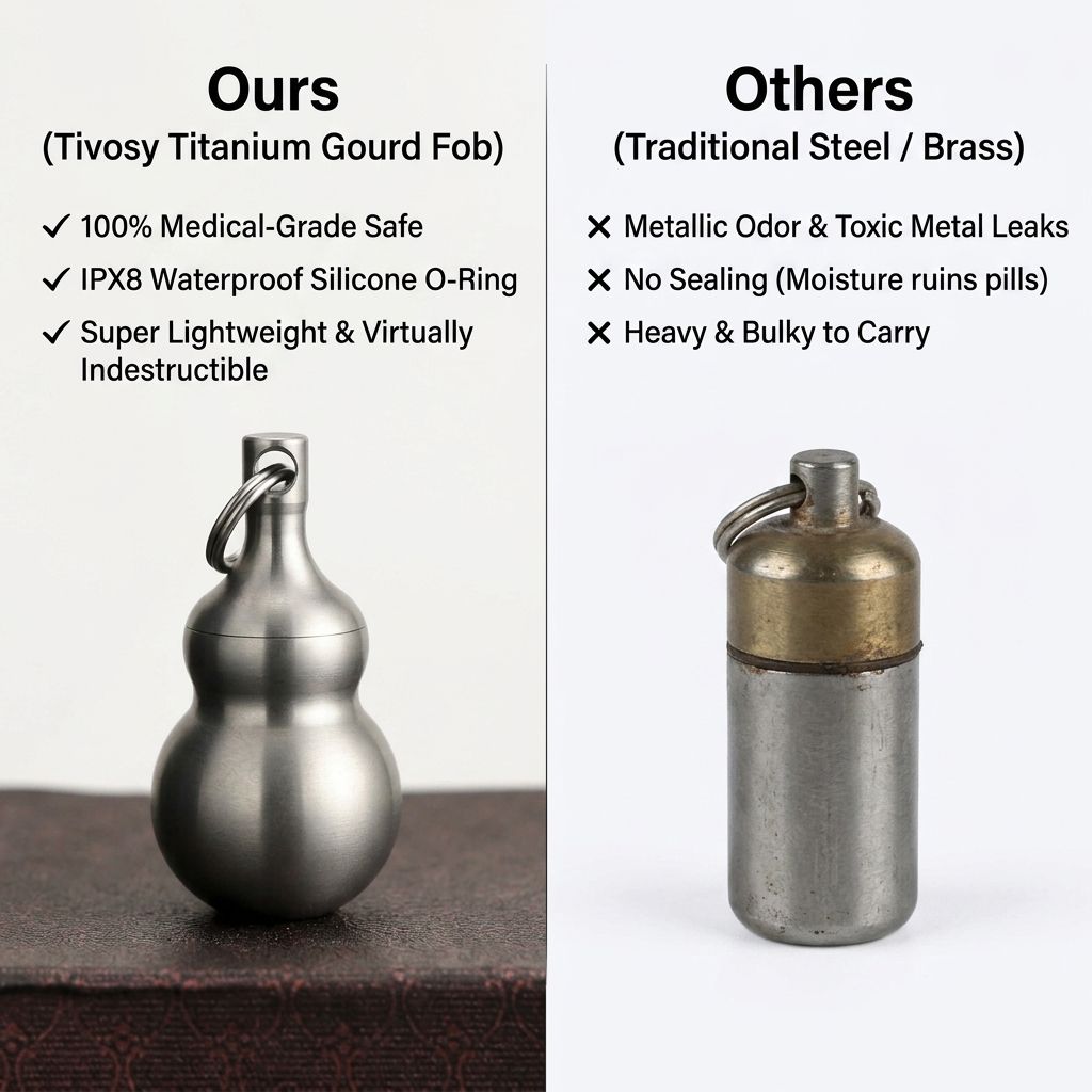 Tivosy Saf Titanyum Şanslı Su  - Pill Fob Capsule incelemesi ve fiyatı