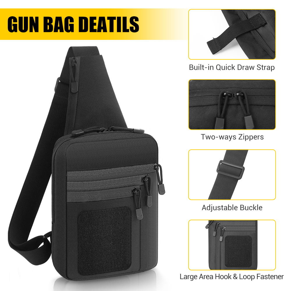 Taktik Tabanca Çantası Gizli T - Edc Carry Pistols incelemesi ve fiyatı