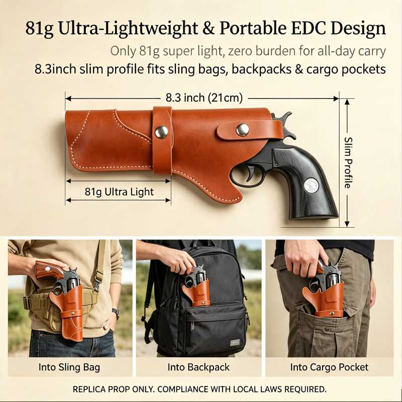 Vintage Deri Tabanca Kılıfı OW - Edc Carry Belt Leather incelemesi ve fiyatı