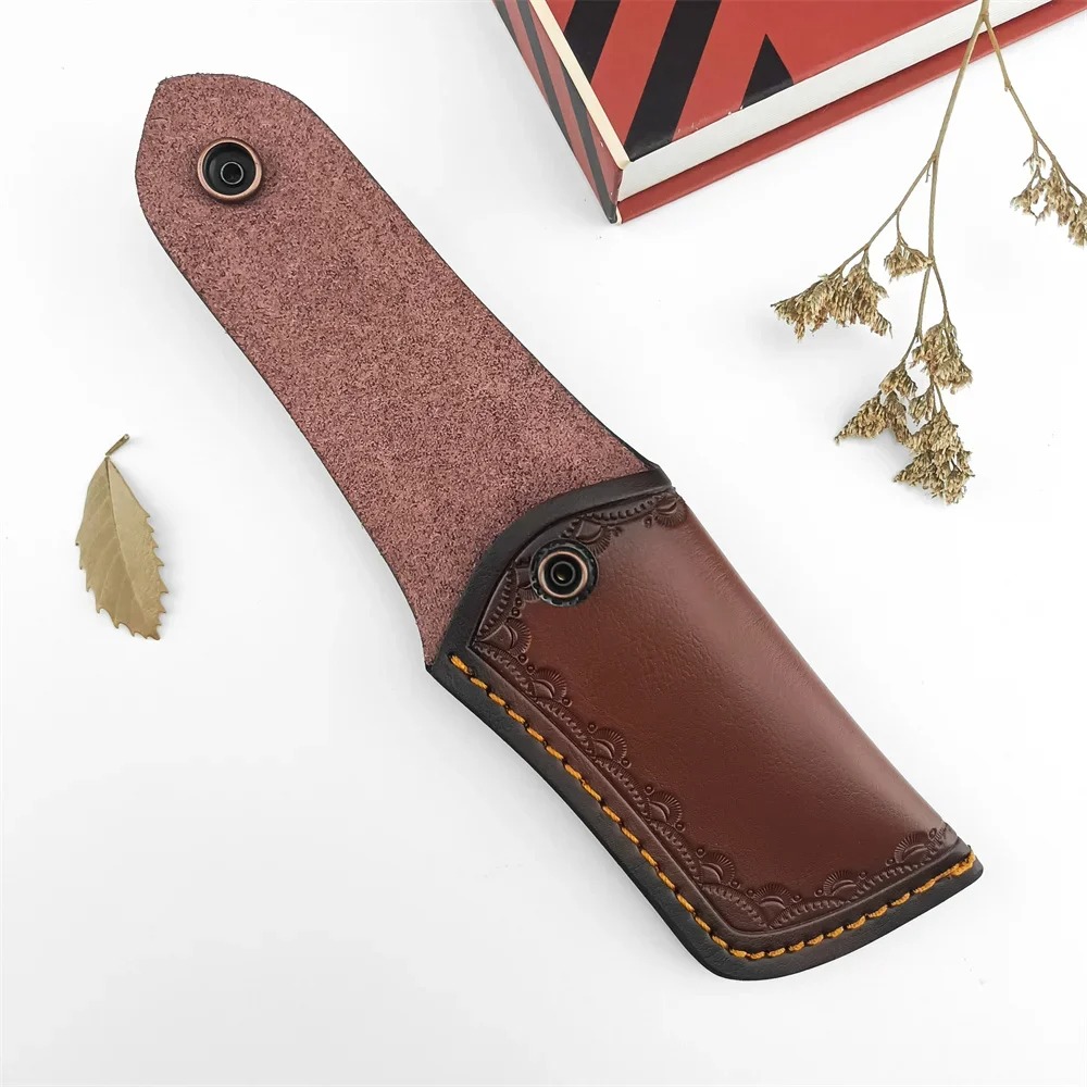 Kahverengi Kabartmalı Deri Bıç - Edc Carry Belt Leather incelemesi ve fiyatı