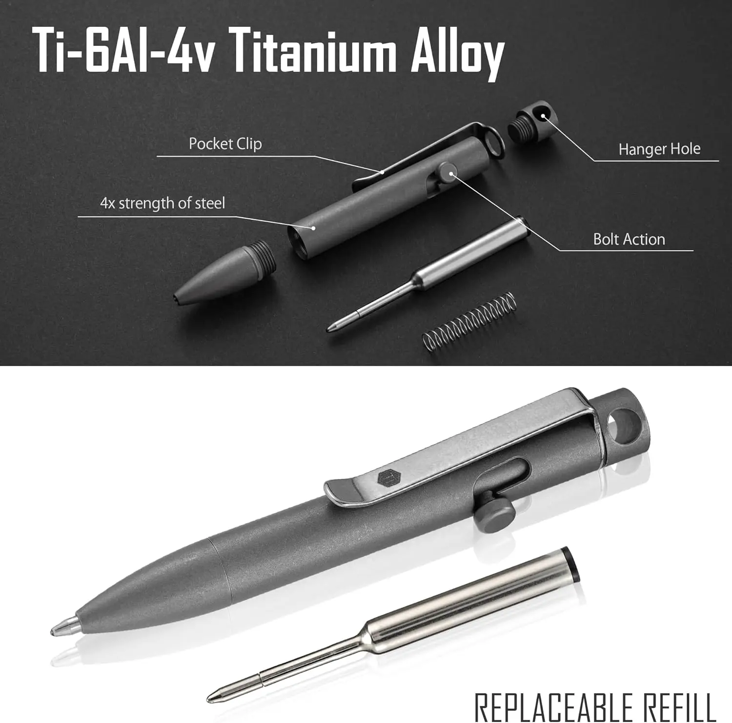 KeyUnity KP05SW Klipsli Bolt A - Edc Carry Pen incelemesi ve fiyatı